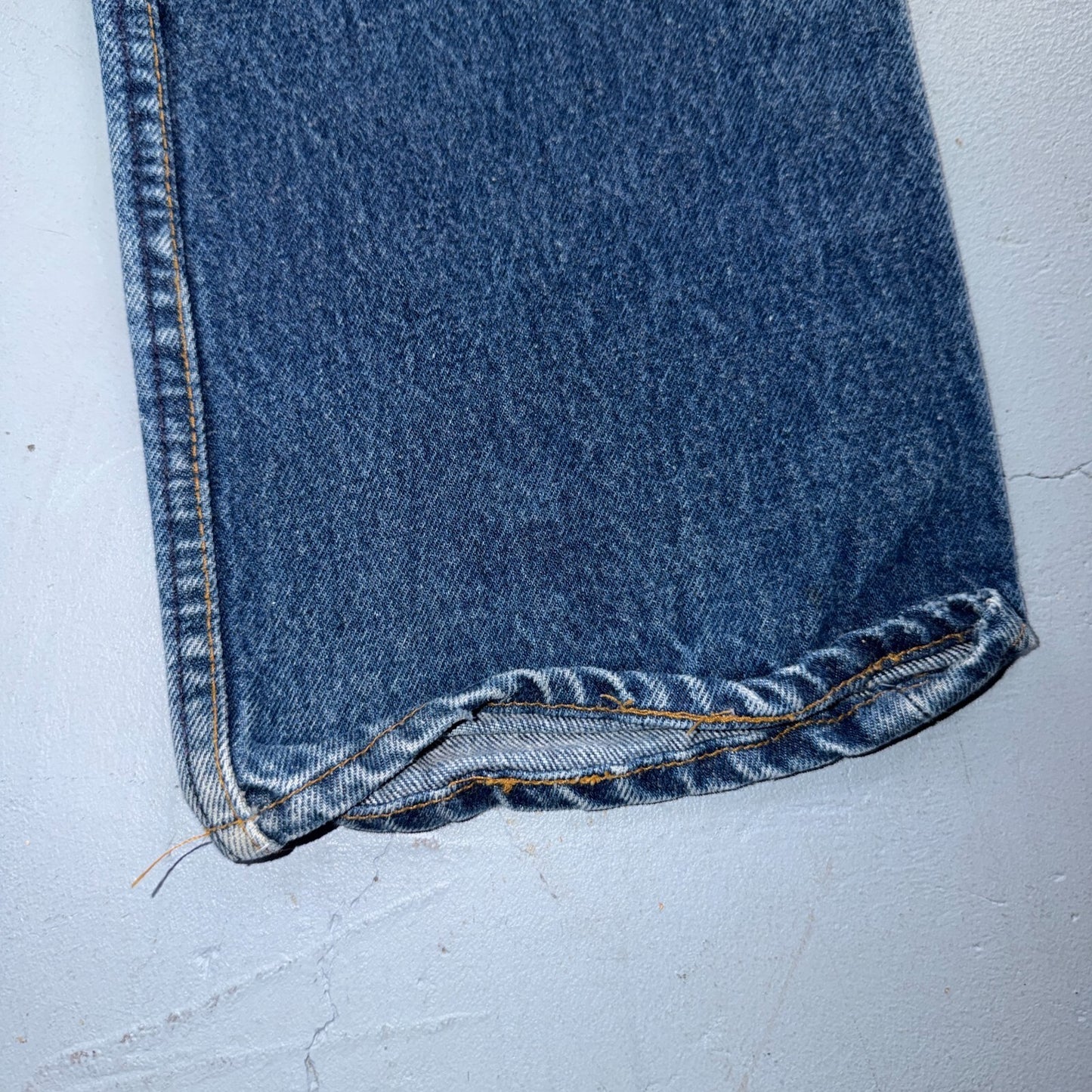 Levis 501 Vintage 80s USA XX Straight Leg Jeans Blue Med Wash 33x36 Act 30x31