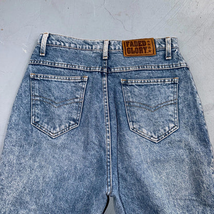 Vintage Y2K Faded Glory Jeans Womens 12 Light Blue Classic Fit USA 29x29 Skinny