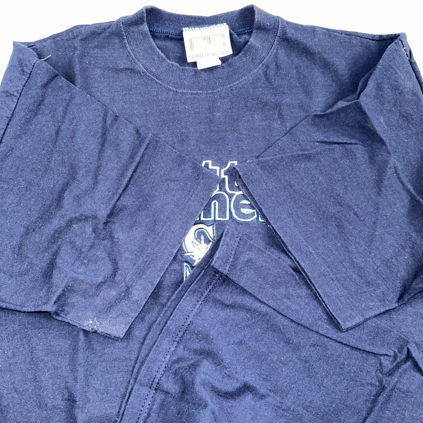 Seattle Mariners Crable Sportswear VTG T Shirt MLB Baseball 90s Single Stitch