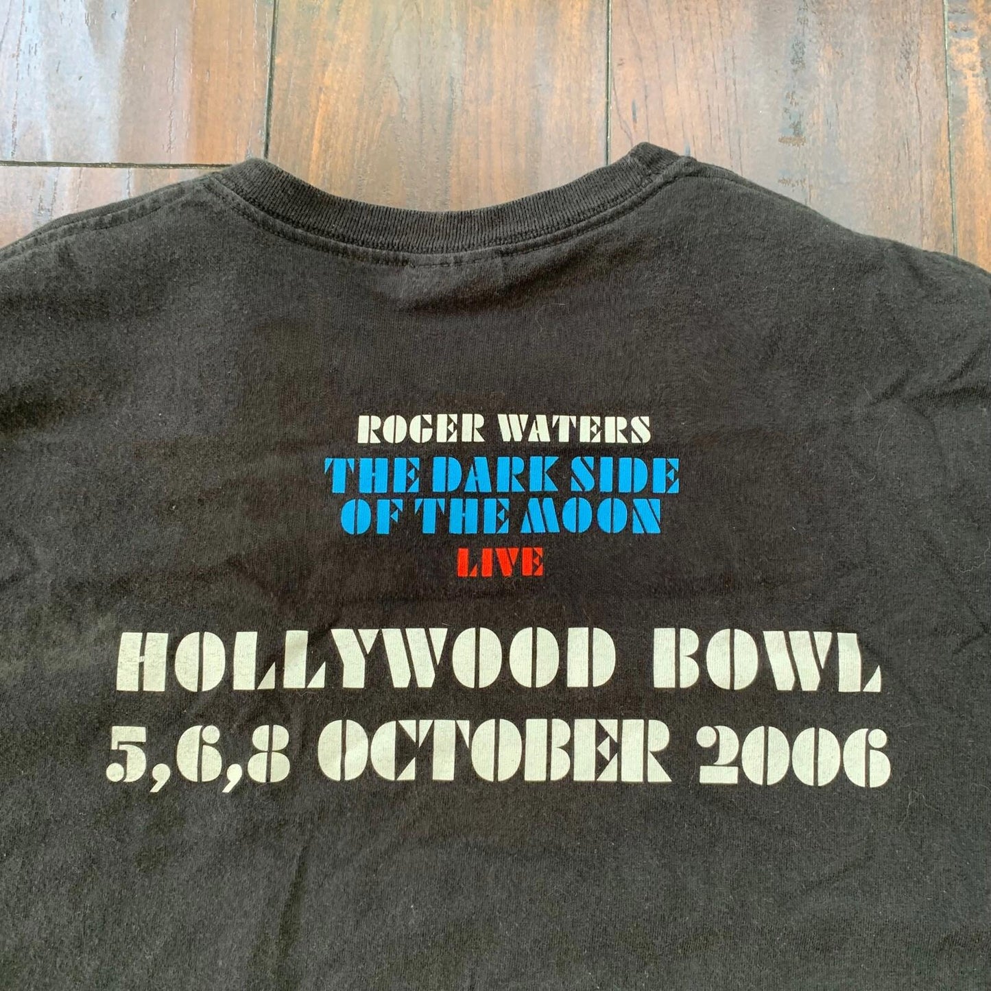 Pink Floyd Live Tour Vintage T Shirt Y2K 2006 Roger Water Dark Side Moon Rap Tee