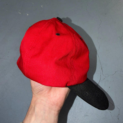 Josta Coca Cola Red Baseball Hat Strapback USA Rare Vintage Trucker