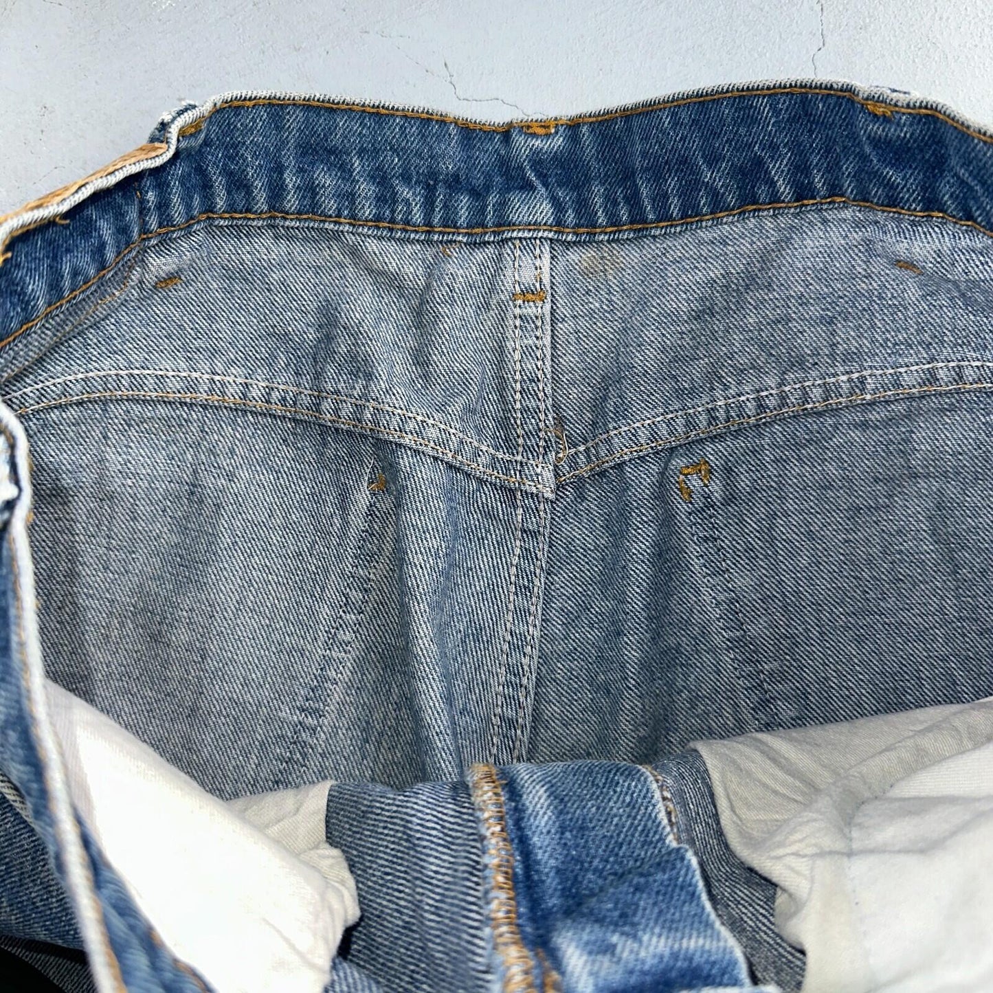 Levis 517 Vintage 80s USA Orange Tab Bootcut Flare Blue Worn Jeans Act 32x31