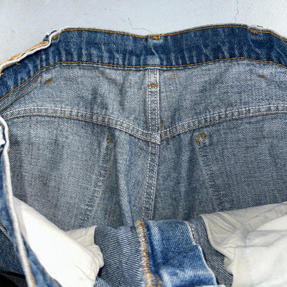 Levis 517 Vintage 80s USA Orange Tab Bootcut Flare Blue Worn Jeans Act 32x31