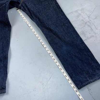 Levis 501 Vintage 90s USA XX Straight Leg Jeans Blue Dark Wash 34x32 Act 31x29