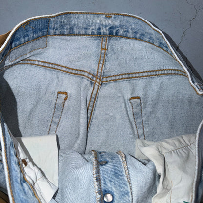 Levis 501 Vintage 90s Y2K XX Straight Leg Jeans Blue Light Wash 36x34 Act 35x32