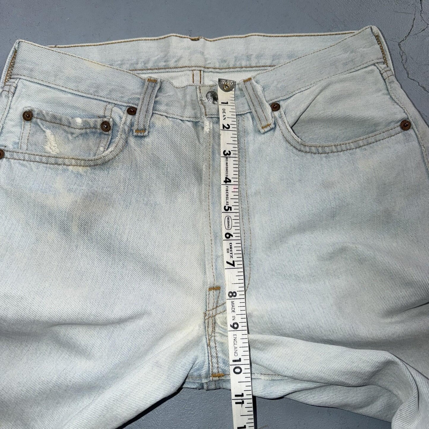 Levis 501 Vintage 80s Redline Selvedge USA XX Jeans Light Wash 28x29 Skinny