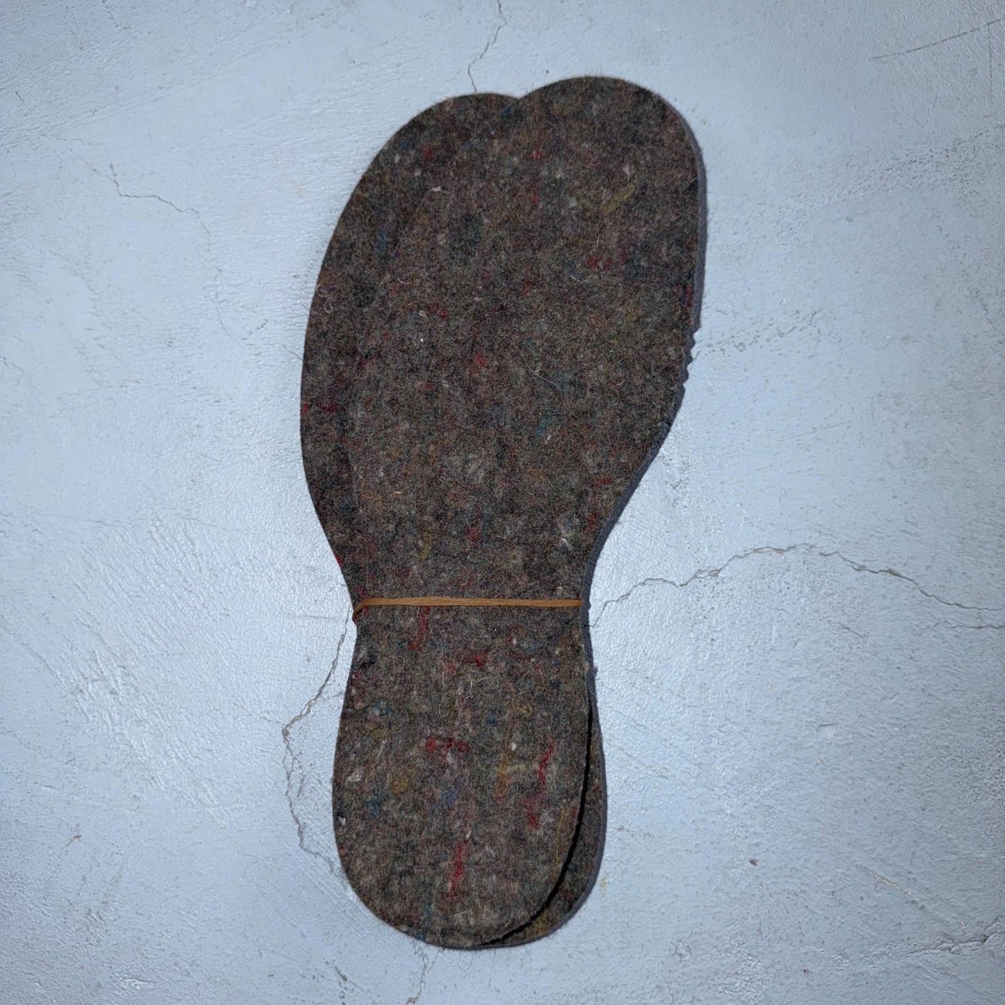 VTG Ball Bend Felt Insoles Mens 8 Sub Zero Vintage Made in USA Black Wool