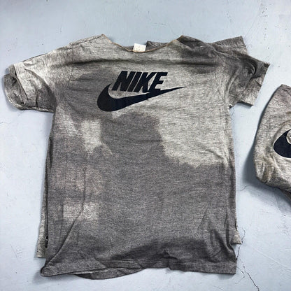 Nike 70s Lot of 8 VTG T Shirt Orange Tag Gray Swoosh Soft Chopped Front Team
