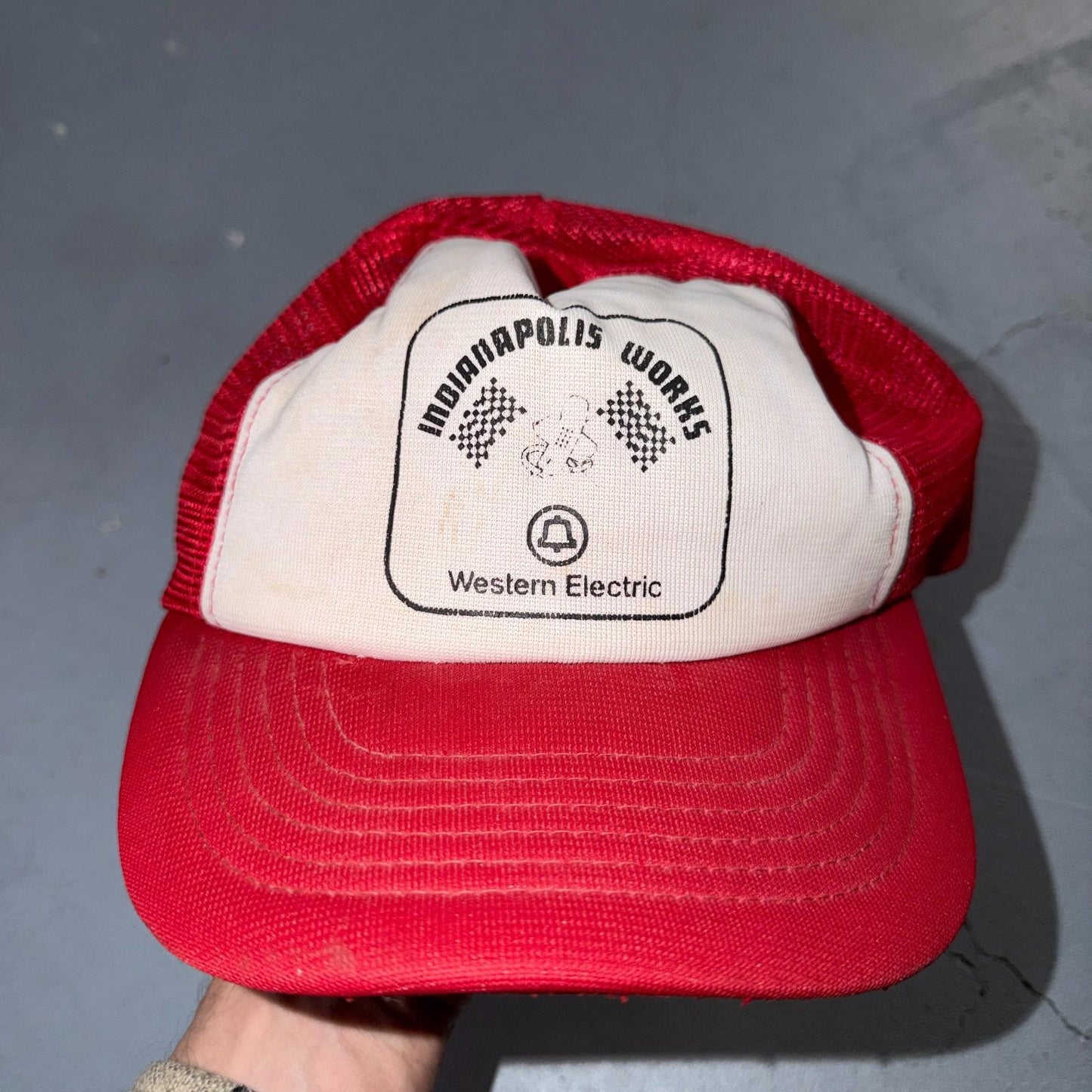 Bell System Indianapolis Trucker VTG Hat Baseball Cap Snapback Western Electric