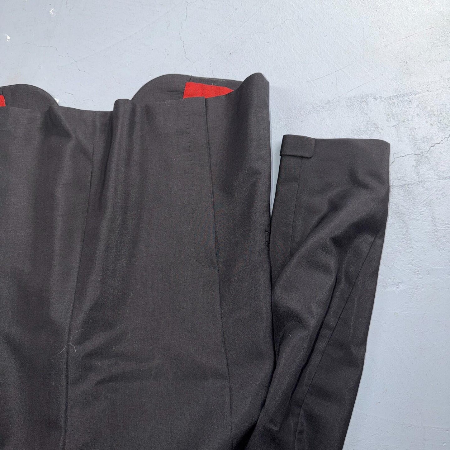 VTG Mens 2 PC Suit 40 Jacket Coat Pants Black Rockabilly 60s 1960s Gab Poly West