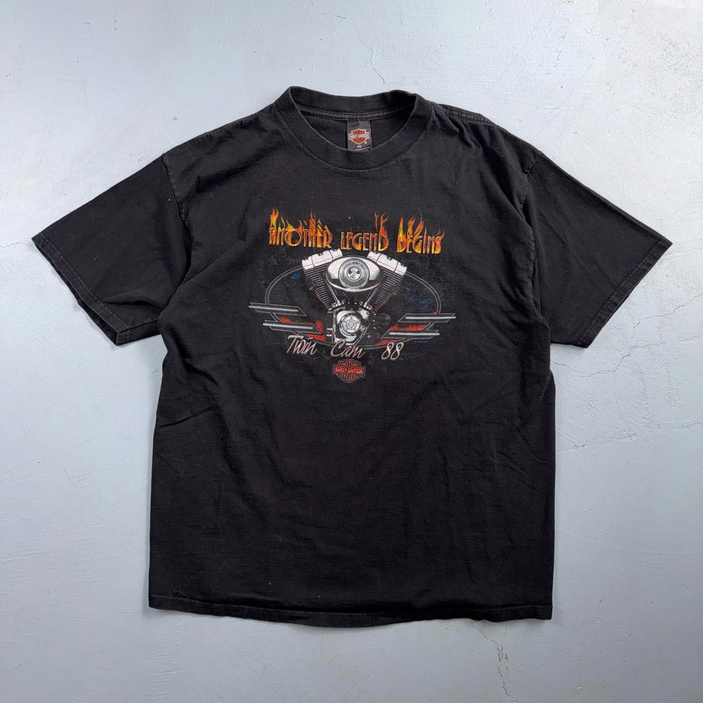 Harley Davidson Washington Vintage T Shirt Y2K Black Promo Legend Motorcycle