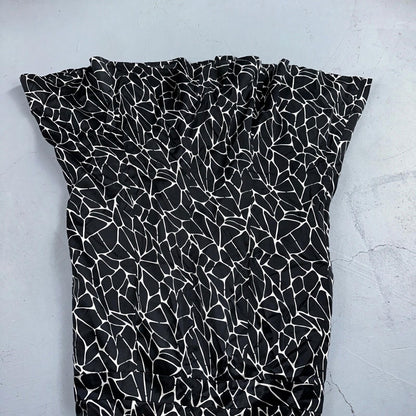 Pendleton Women's Size 6 Silk Blend Sleeveless Black White Fit N Flare Dress