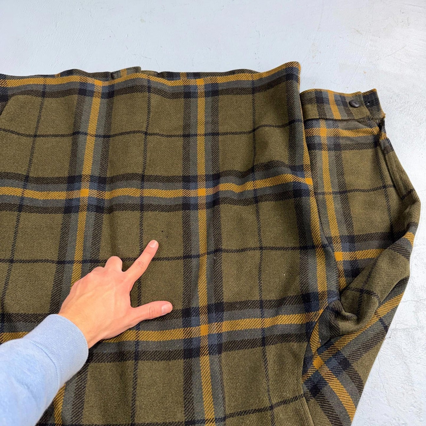 VTG Pendleton Mens Mackinaw Cruiser Wool Coat M Brown Plaid Field Jacket 70s