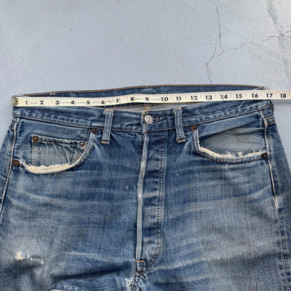 Levis 501 Big E Vintage 60s Redline Selvedge USA XX 1960s Jeans 36x32 Act 34x28