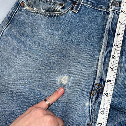 Levis 501 Vintage Y2K XX Straight Leg Jeans 90s Blue Med Wash 34x32 Act 31x31