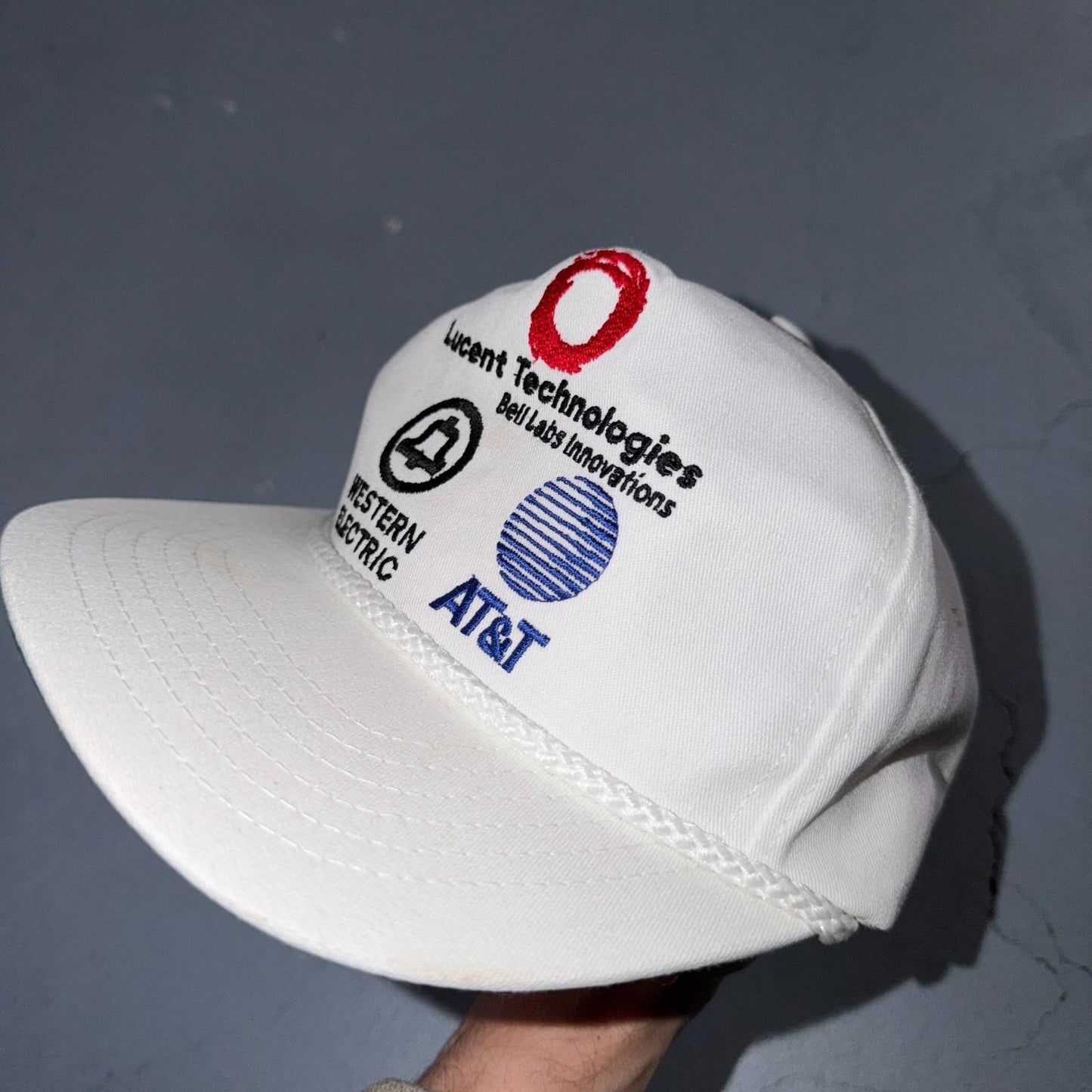 Bell System AT&T 80s VTG Hat Baseball Cap Snapback Western Electric Lucent