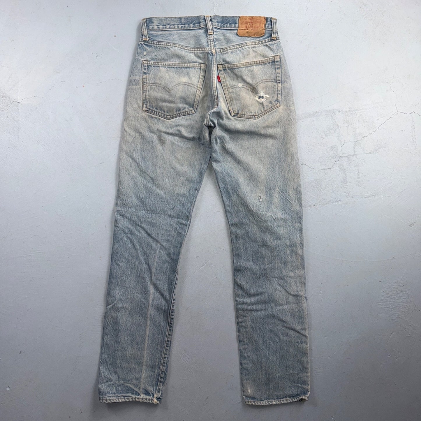 Levis 501 Vintage 80s Redline Selvedge USA XX Jeans Light Wash 32x38 Act 29x32