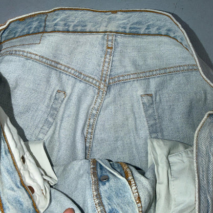 Levis 501 Vintage Y2K 90s XX Straight Leg Jeans Blue Light Wash 36x36 Act 35x32