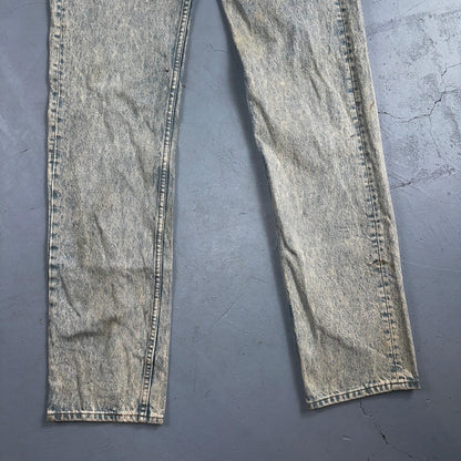 Levis 501 Vintage 90s USA XX Straight Leg Jeans Blue Light Wash 30x34 Act 27x34