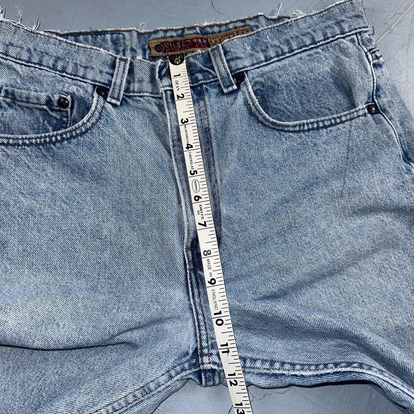 Levis 525 Silver Tab USA Vintage 90s Skater Jeans Light Wash Act 32x32 Act 30x30