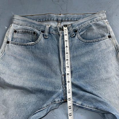 Levis 501 Vintage 80s Redline Selvedge USA XX Jeans Light Wash 1980s Act 30x29