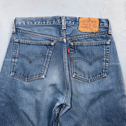 Levis 501 Vintage 80s Redline Selvedge USA XX Jeans Light Wash 29x32 Act 28x29