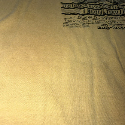 Sweeney Todd Rare 1984 VTG T Shirt Portland Oregon Promo Movie Theatre Art 80s