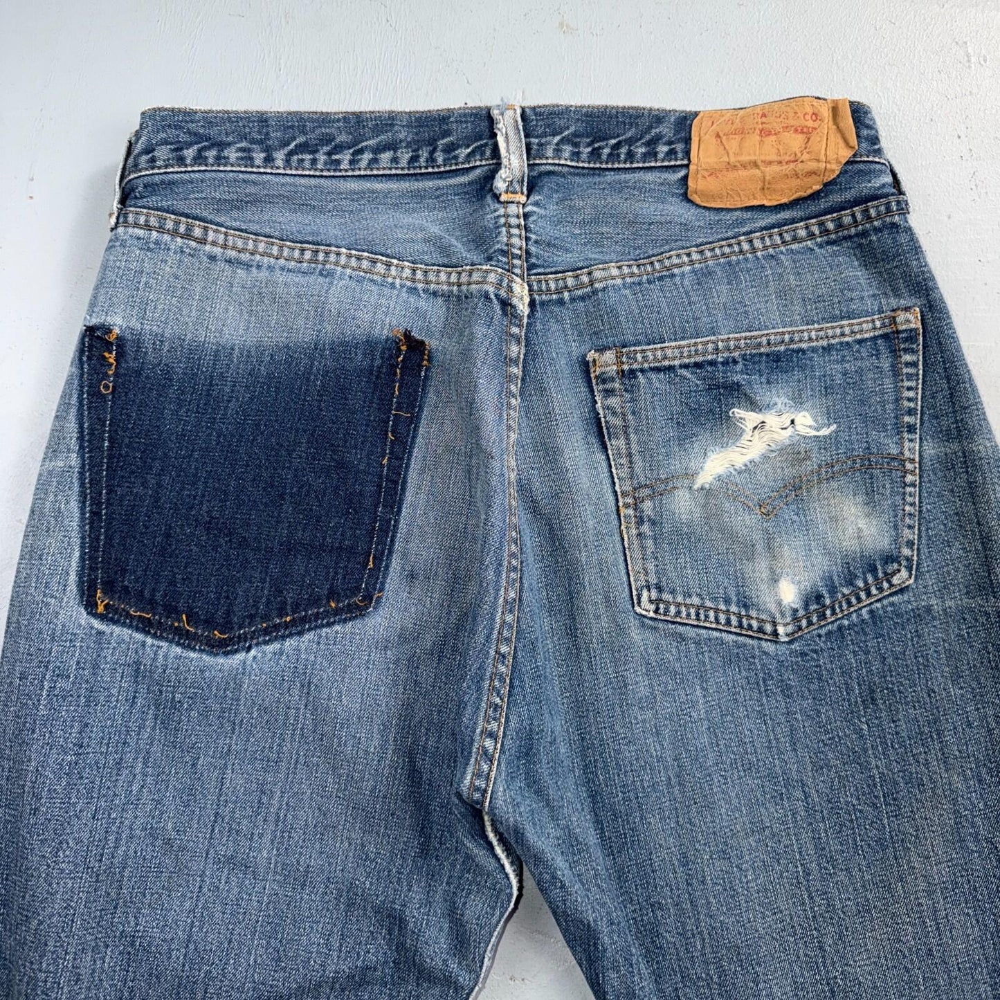 Levis 501 Big E Vintage 60s Redline Selvedge USA XX 1960s Jeans 36x32 Act 33x28