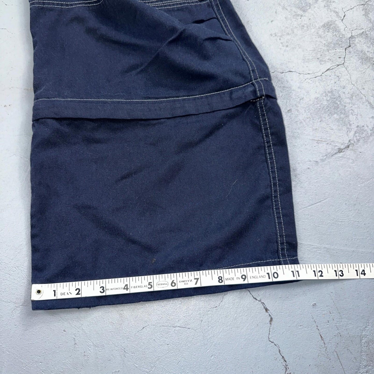 Vintage Trans Nine Rave Y2K Navy Blue Wide Leg Retro Pants Womens 30 x 30