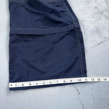 Vintage Trans Nine Rave Y2K Navy Blue Wide Leg Retro Pants Womens 30 x 30