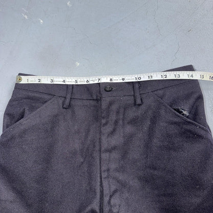 VTG 40s WWII US Naval Clothing Factory Wool Sailor Pants Navy 30L Bell Bottoms