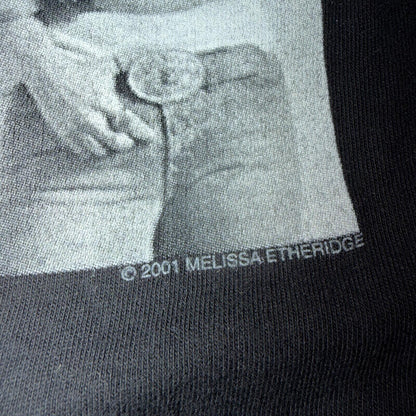 Vintage 2001 Melissa Etheridge Tour Shirt Size L Live And Alone Cygnus Band Tee