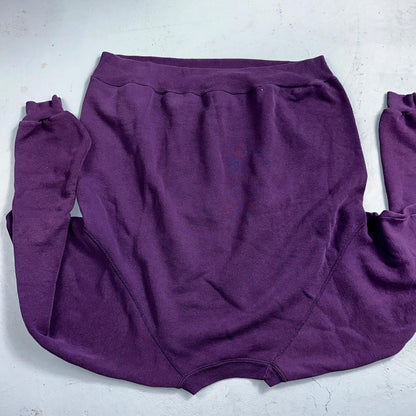 Oregon Flowers Art Painting VTG 90s Crewneck Sweatshirt 1990s Purple XL Hanes