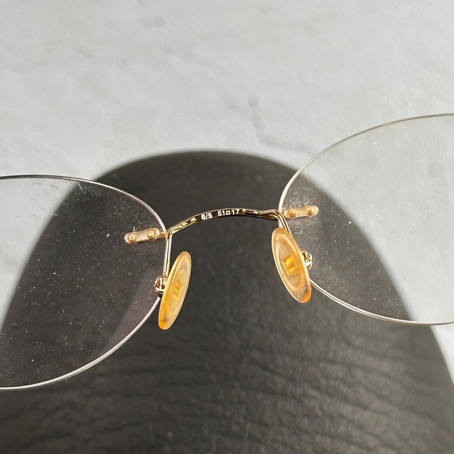 Safilo Design SD 3100 RX500 Eyeglasses Frames Rimless Titanium Gold 00-17-135