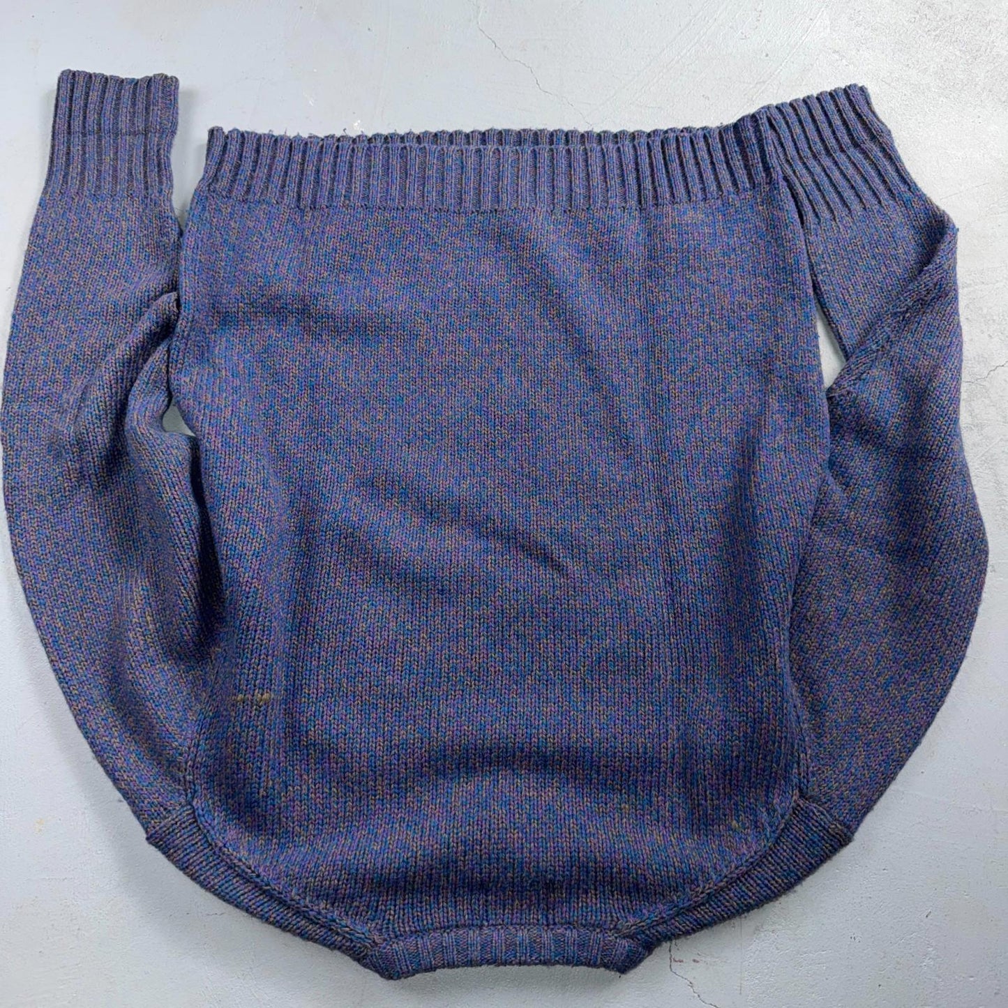 Woolrich VTG 80s Wool Fair Isle Nordic Sweater Women's Size M Blue Chic Cozy
