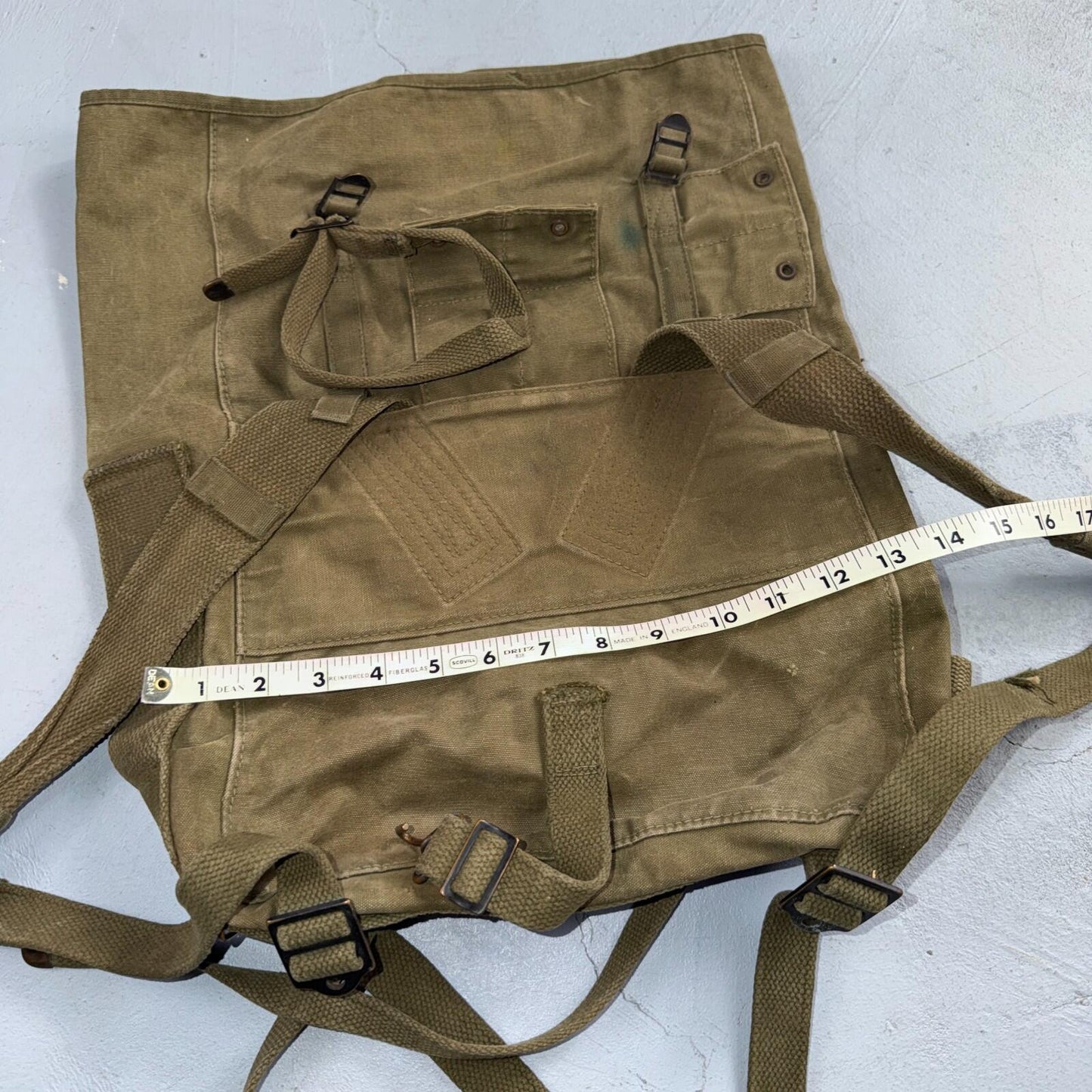 WW2 USMC US Marine Corps M41 M1941 Upper Field Pack Backpack Gear Equipment