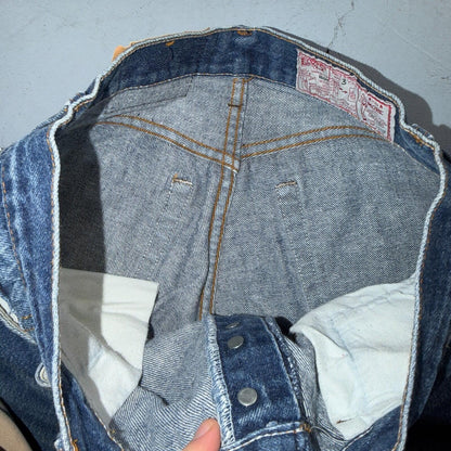 Levis 501 Vintage 80s USA XX Straight Leg Jeans High Rise Sz 13 Womens Act 28x31