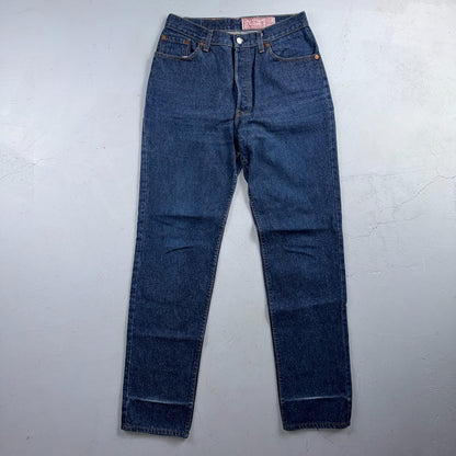 Levis 501 Vintage 80s USA XX Straight Leg Jeans High Rise Sz 13 Womens Act 28x32