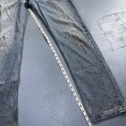 Levis 501 Vintage Y2K XX Straight Leg Jeans 33x34 Light Wash 2000s Act 31x32