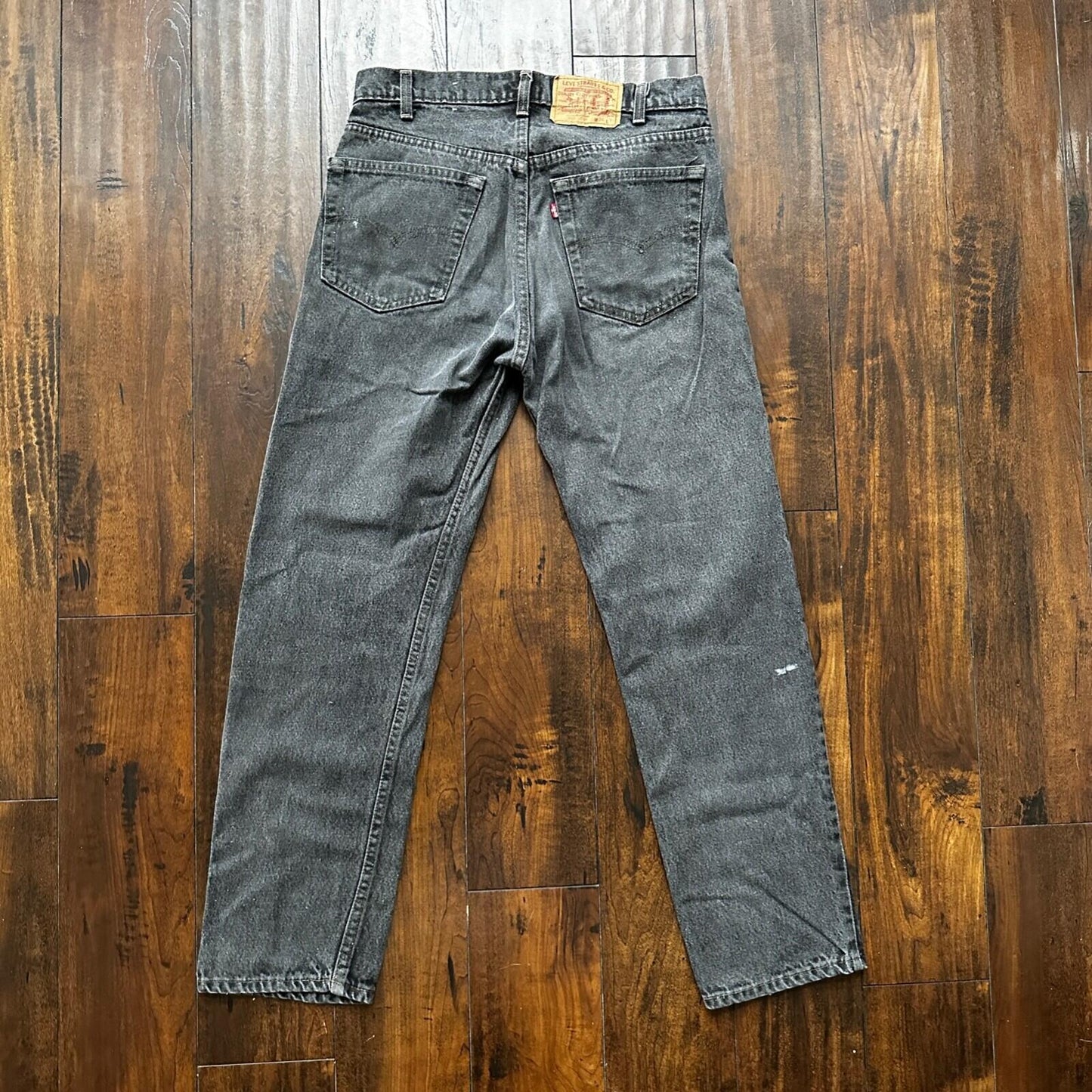 Vintage 90s Levis 505 34x30 Made In USA Tag Jeans Faded Grey 501 80s 31x28