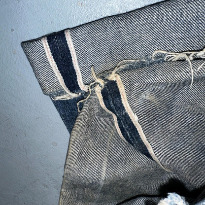 Levis 501 Vintage 80s Redline Selvedge USA XX Jeans Med Wash 48x30 Act 44x25