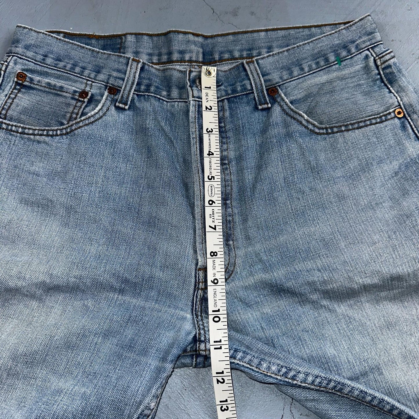 Levis 501 Vintage Y2K XX Straight Leg Jeans Blue Light Wash 34x34 Act 32x31