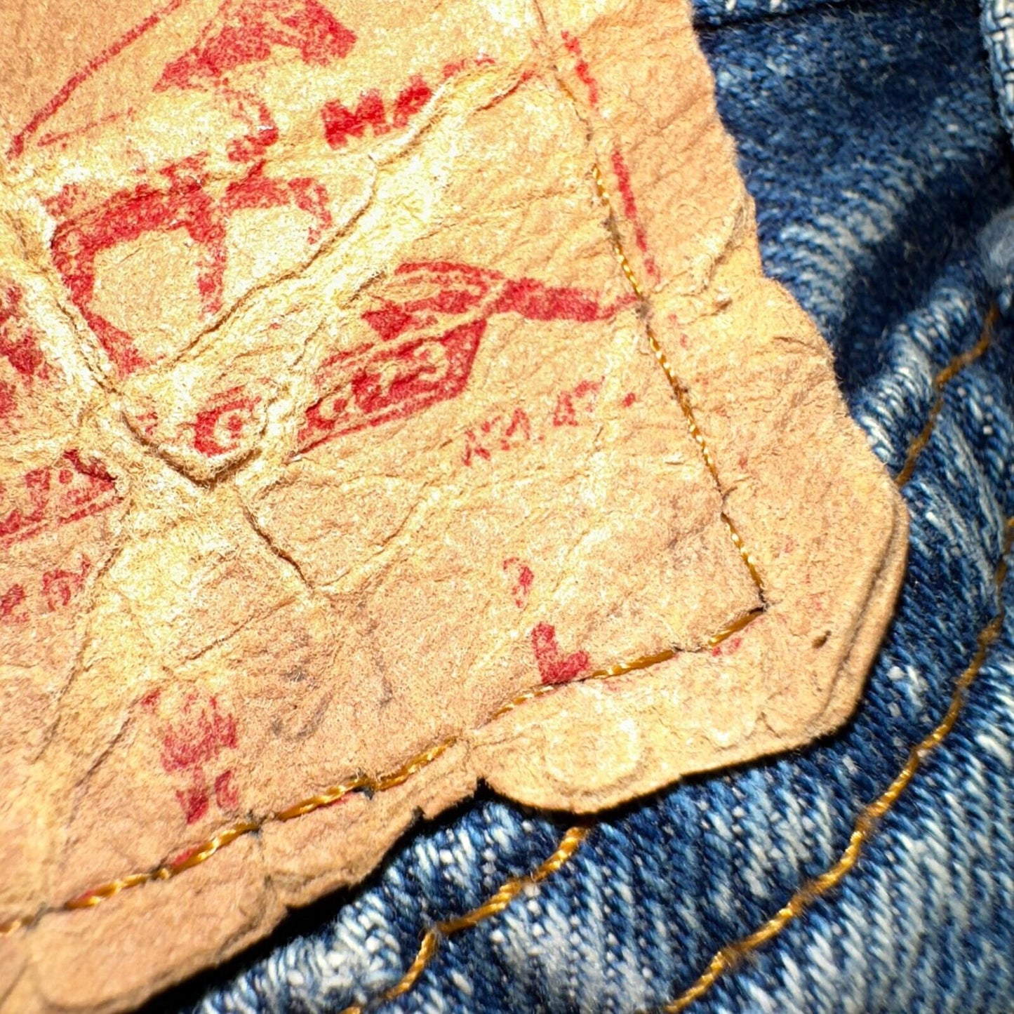 Levis 501 Vintage 70s SS Redline Selvedge USA 66 Jeans Thrashed 31x34 Act 29x30
