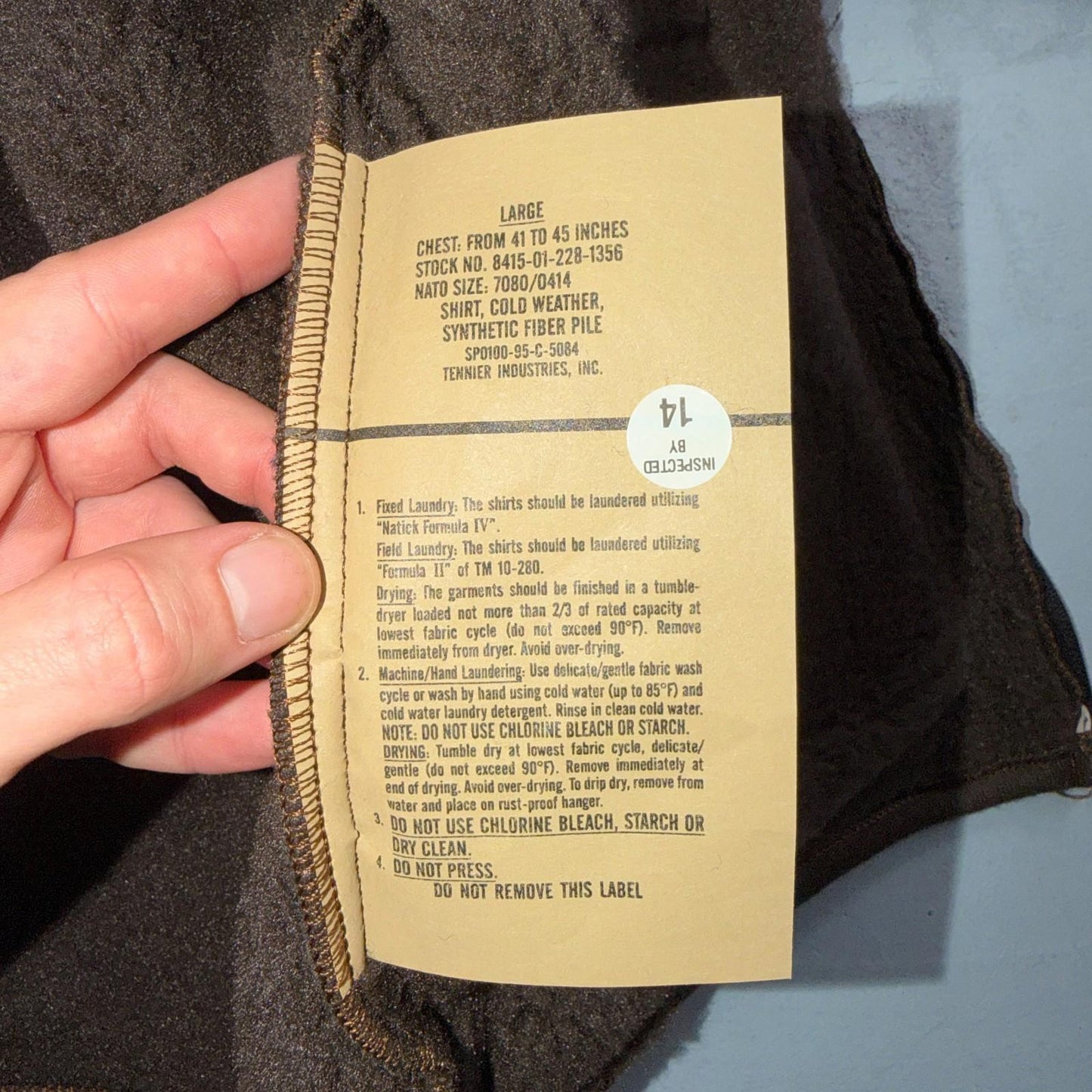 VTG 90s Sherpa Lined Full Zip Cold Weather Jacket Large Synthetic Fiber Bear