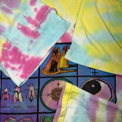 Rush Counterparts 1994 Original VTG T Shirt Music Rock Concert Tour 94 Tye Dye