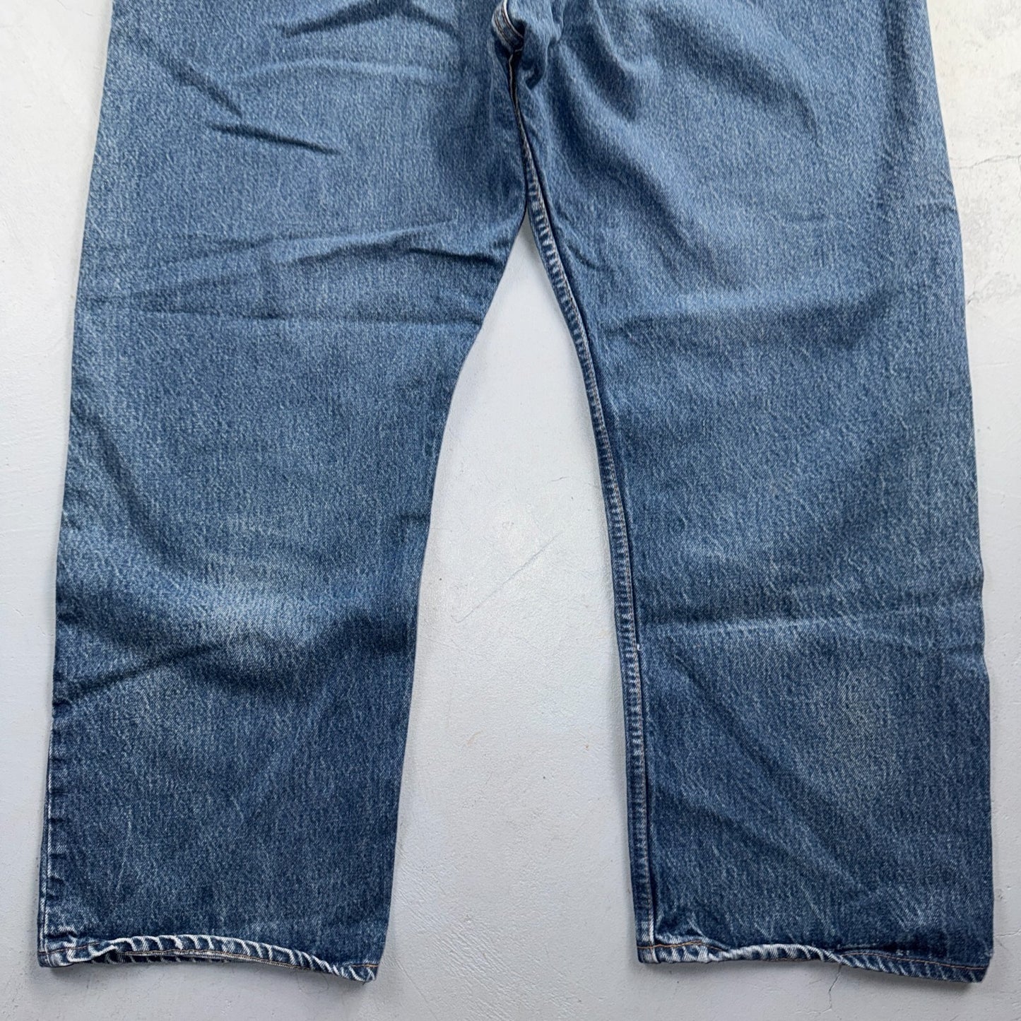 Levis 501 Vintage 80s USA XX Straight Leg Jeans Blue Med Wash 46x30 Act 41x26