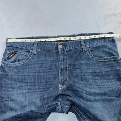 Ariat M4 FR Jeans Mens Blue Flame Resistant Cat 2 Relaxed Boot Cut 42x30 Denim