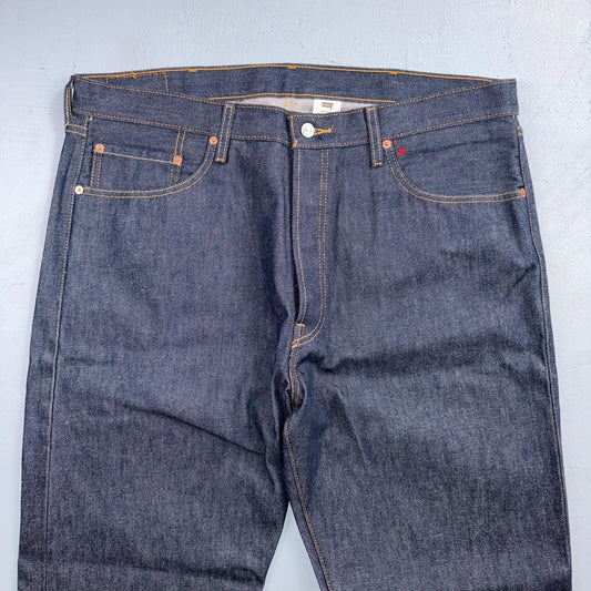 Levis 501 Vintage Y2K Deadstock XX Straight Leg Jeans Black Dark Wash 40x30
