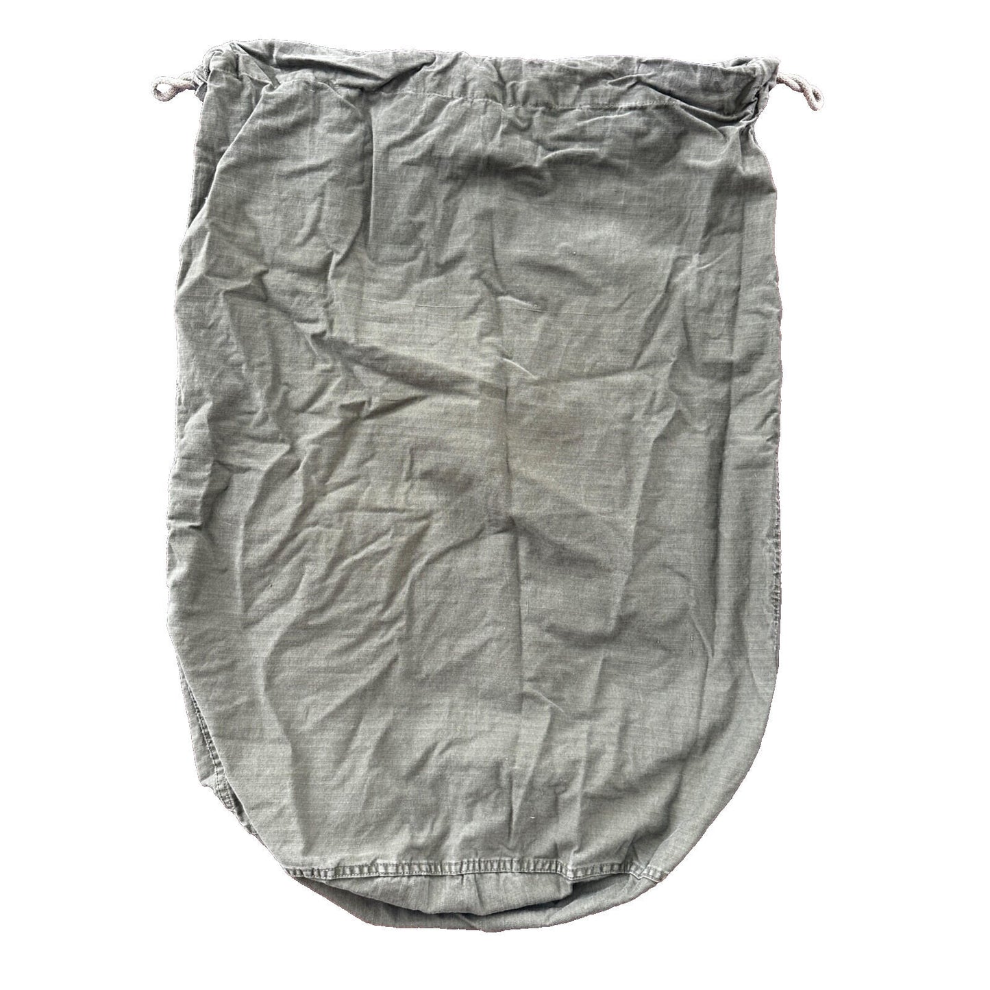 VTG WWII Canvas Garment Laundry Bag HBT Military Denim 1940s 40s 50s Stencil
