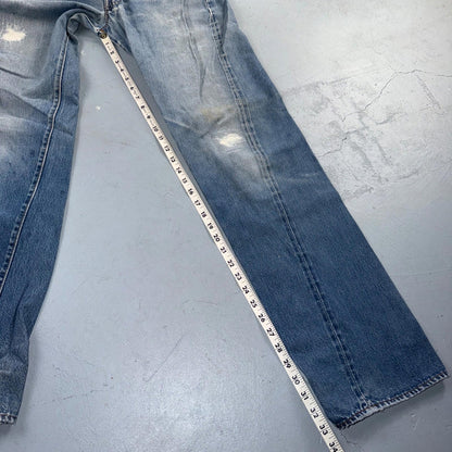 Levis 501 Vintage 80s Redline Selvedge USA XX Jeans Light Wash 34x38 Act 31x33